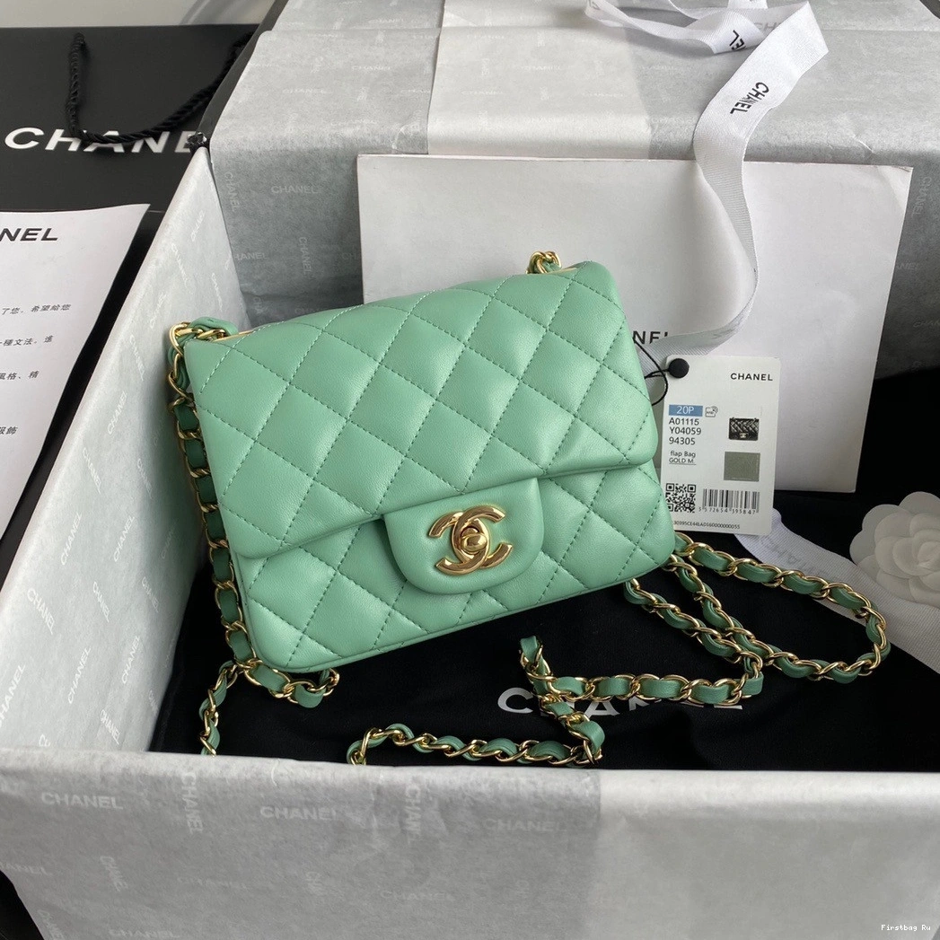 First Bag Ru BAG FLAP CHANEL 17CM 0814